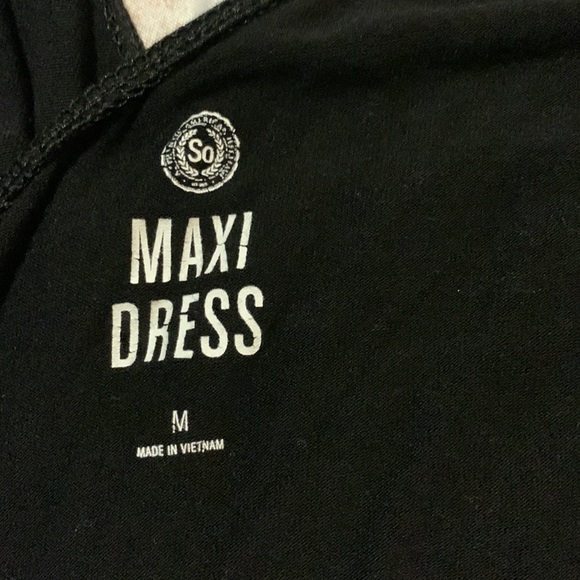 Black Maxi Dress - Picture 3 of 5